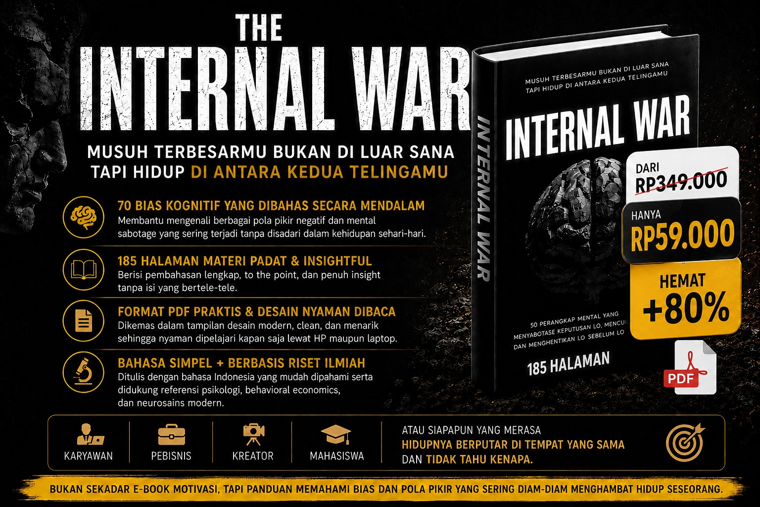 The Internal War — Musuh Terbesarmu Bukan Di Luar Sana, Tapi Hidup Di Antara Kedua Telingamu